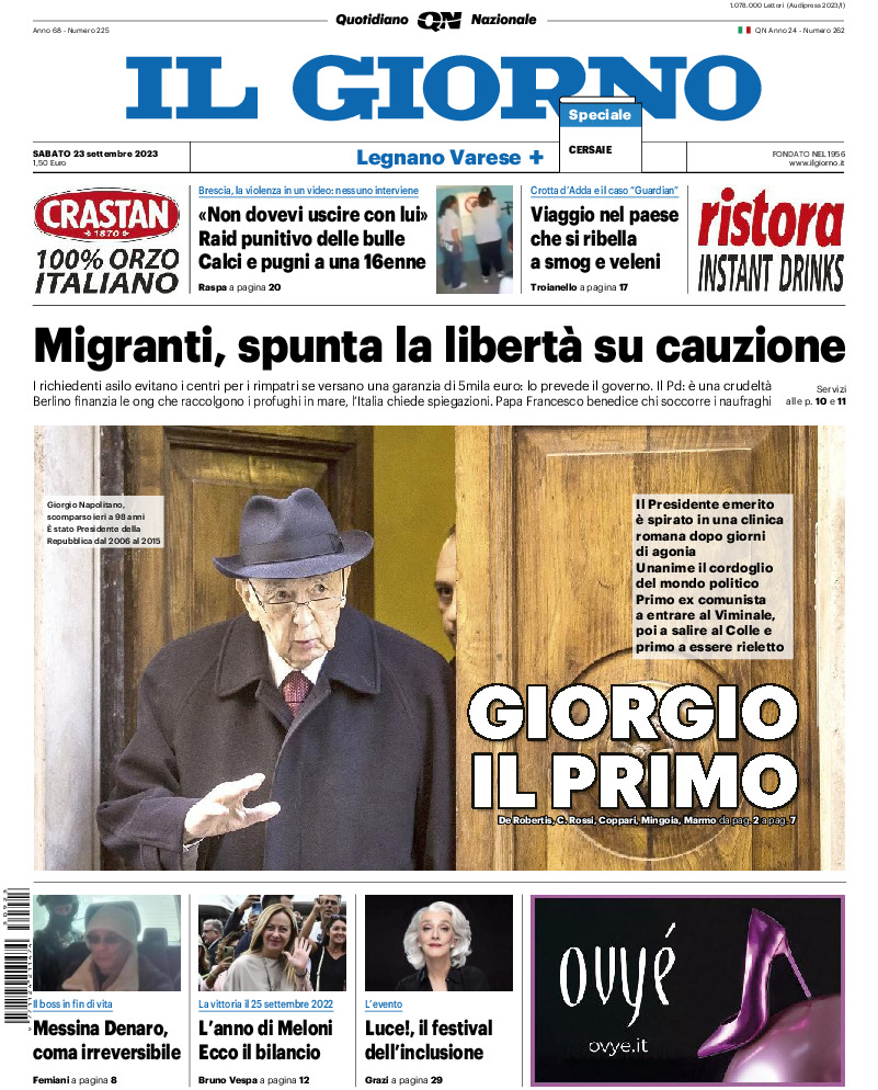 Varese - sabato 23 Settembre 2023