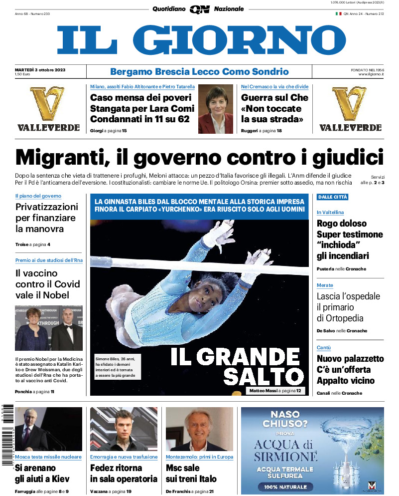 Sondrio - martedì 03 Ottobre 2023