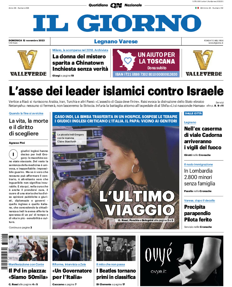 Varese - domenica 12 Novembre 2023