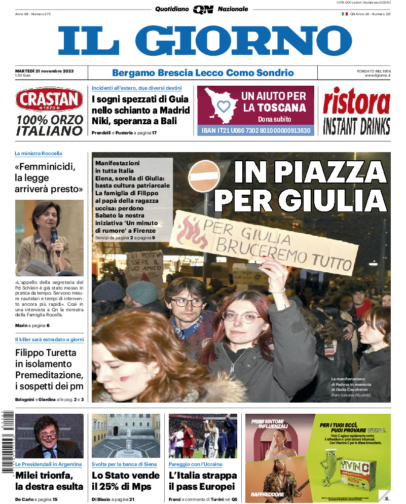 Sondrio - martedì 21 Novembre 2023