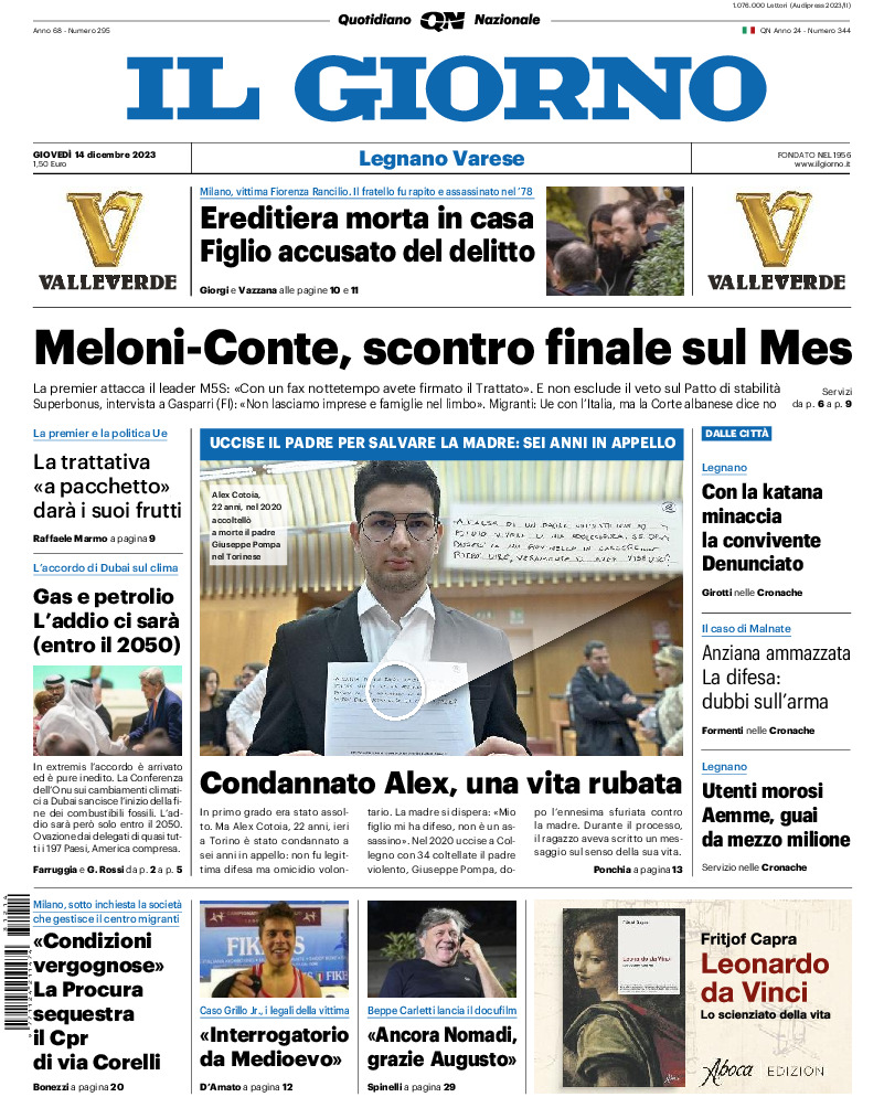 Varese - giovedì 14 Dicembre 2023