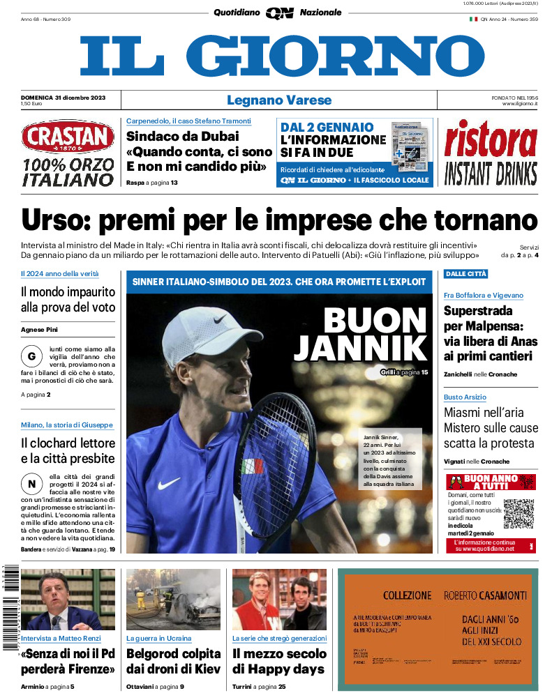 Varese - domenica 31 Dicembre 2023