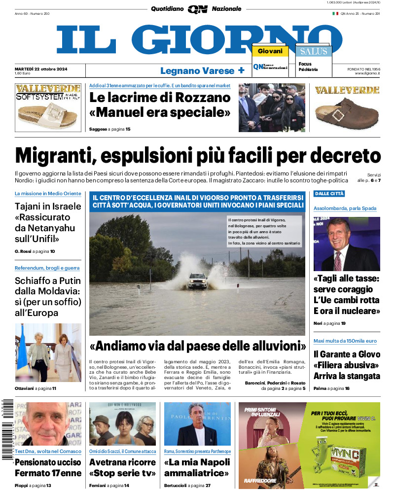 Varese - martedì 22 Ottobre 2024