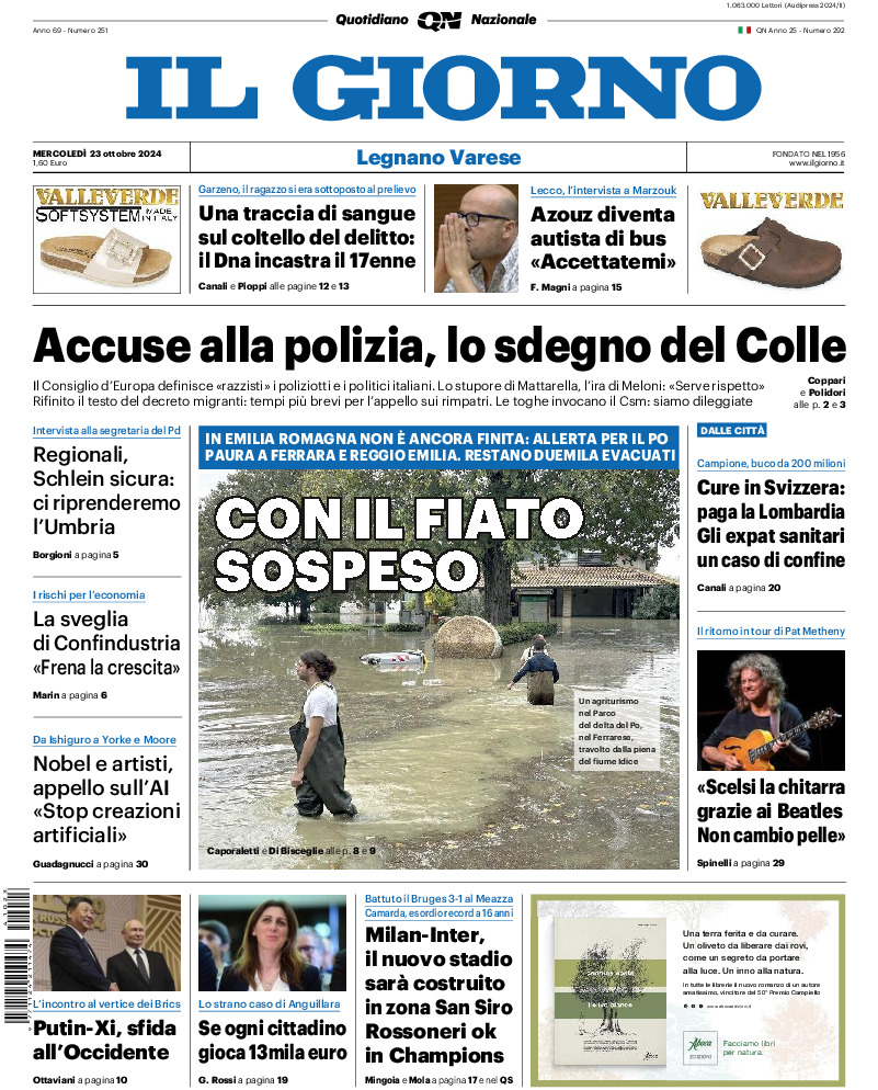 Varese - mercoledì 23 Ottobre 2024
