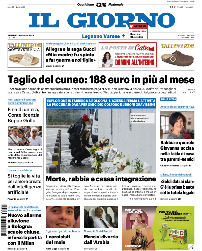 Varese - venerdì 25 Ottobre 2024