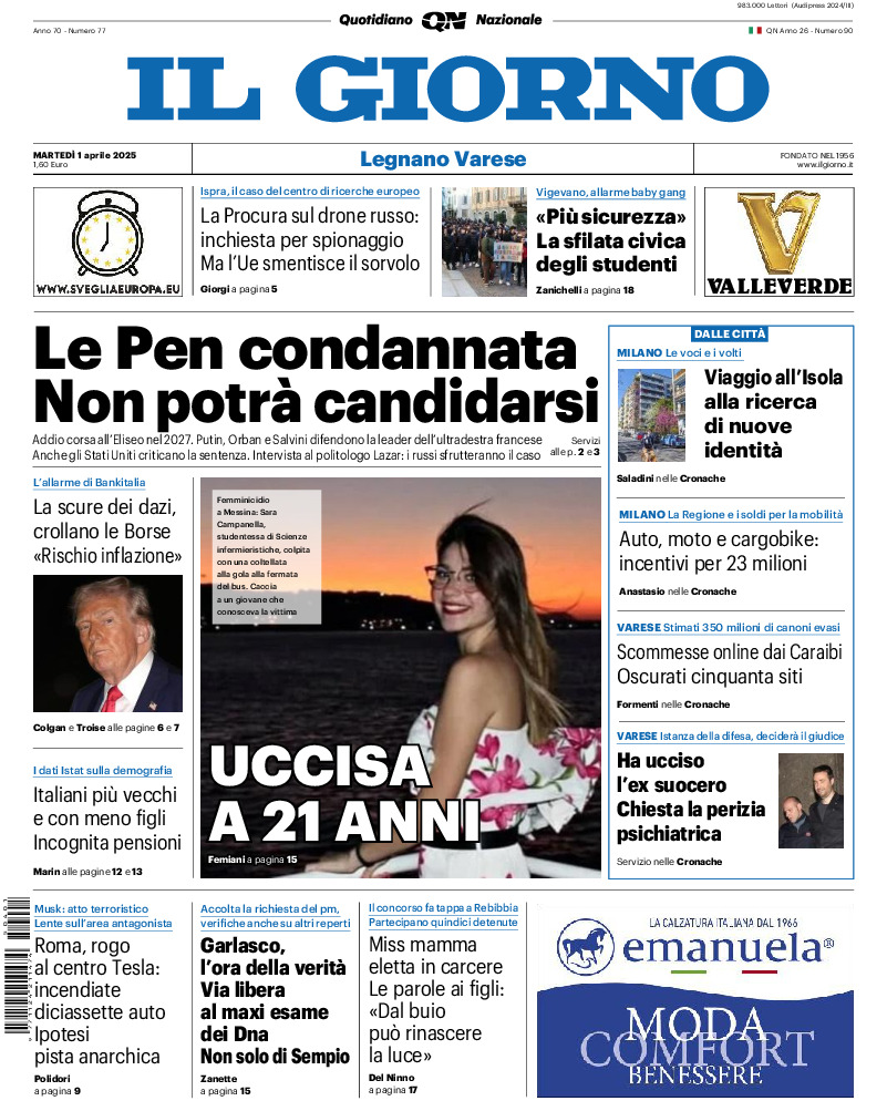 Varese - martedì 01 Aprile 2025