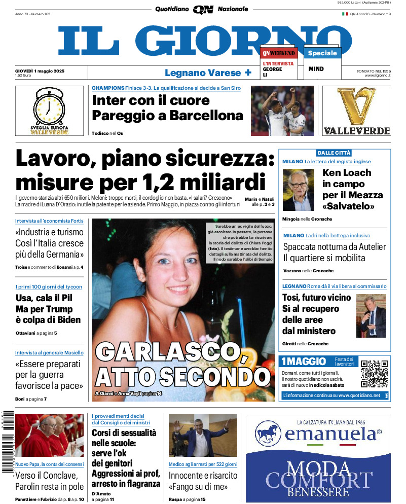 Varese - giovedì 01 Maggio 2025