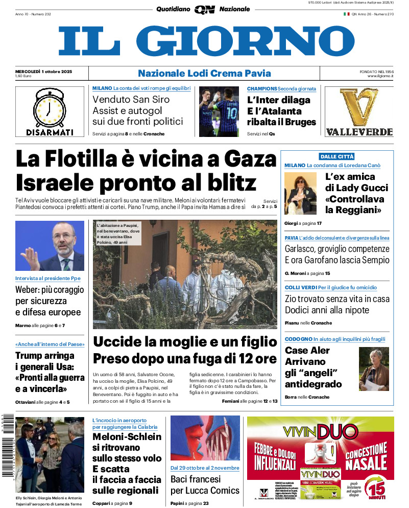 Nazionale - mercoledì 01 Ottobre 2025 20251001 G CRN 21