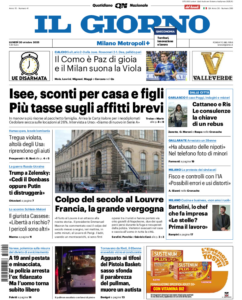 Milano - lunedì 20 Ottobre 2025 20251020 G MMI 17